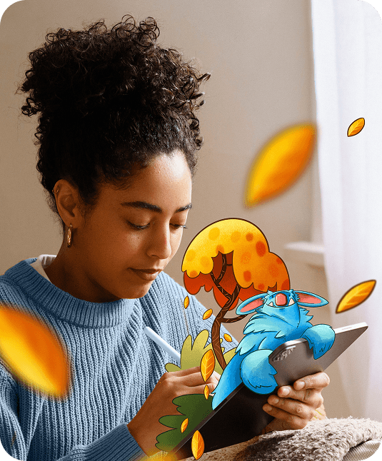 Digital storybook illustration